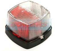 Hella 883 Red White Clear Square Side Marker Light Lamp Sprite Ace Caravan