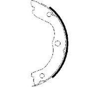 HELLA 8DA 355 050-611 Brake Shoe Set, parking brake - H9725 - for e.g. NISSAN