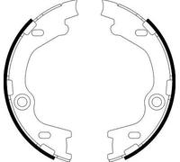 HELLA Brake Shoe Set, parking brake - H9995 - for e.g. HYUNDAI / K 8DA355050-811