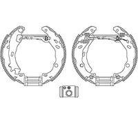 HELLA 8DB 355 004-921 Brake Shoe Set - R1230 - Brake System: Bosch - for e.g. LANCIA