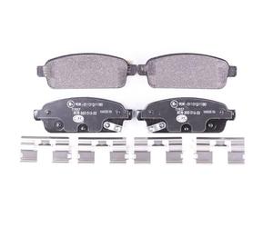 HELLA 8DB 355 015-221 Brake pad set - with acoustic wear warning - T1957 - for e.g. BUICK / CHEVROLET / HOLDEN / OPEL
