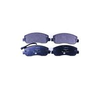 HELLA 8DB 355 015-291 Brake pad set - with integrated wear warning contact - T1969 - for e.g. NISSAN / OPEL / RENAULT / VAUXHALL
