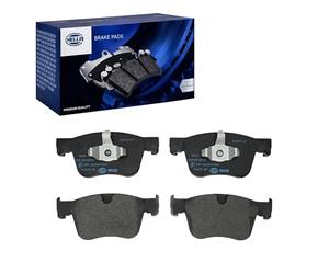 HELLA 8DB 355 036-491 Brake pad set - prepared for wear warning indicator - T2737 - for e.g. CITROEN/OPEL/PEUGEOT/VAUXHALL