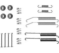 HELLA 8DZ 355 200-791 Accessory Kit, brake shoes - X0135 - Brake System: Akebono - for e.g. MITSUBISHI
