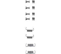 HELLA 8DZ 355 201-691 Accessory Kit, parking brake shoes - X0156 | Brake System: ATE - for e.g. ALPINA / BMW