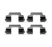 HELLA 8DZ 355 203-141 Accessory Kit, disc brake pad - K0161 - Brake System: Lucas - for e.g. BMW / DACIA / LANCIA / MERCEDES-BENZ