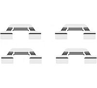 HELLA 8DZ 355 204-111 Accessory Kit, disc brake pad - K0300 - Brake System: Lucas - for e.g. AUDI / SEAT / SKODA / VOLKSWAGEN