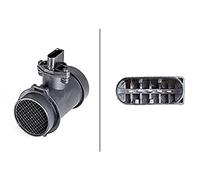 HELLA 8ET 358 095-041 Air Mass Sensor - 5-pin connector - Pipe-neck
