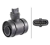 HELLA 8ET 358 095-071 Air Mass Sensor - 5-pin connector - Pipe-neck