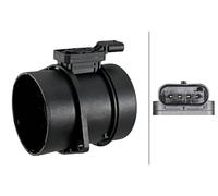 HELLA 8ET 358 095-271 Air Mass Sensor - 4-pin connector - Pipe-neck - with pipe socket