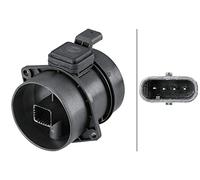 HELLA 8ET 358 095-331 Air Mass Sensor - 4-pin connector - Pipe-neck - without gasket / seal