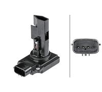 HELLA 8ET 358 095-391 Air Mass Sensor - 4-pin connector - Bolted - with seal