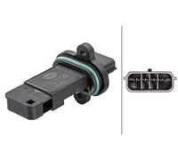 HELLA Mass air flow sensor 8ET 358 095-431 without housing VAUXHALL: Astra Mk6 GTC, Mokka / Mokka X, ZAFIRA Mk3, OPEL: Astra J Hatchback
