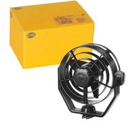 HELLA 8EV 003 361-001 Fan - Turbo - 12V - 6.5W - Black - Cable: 1400mm