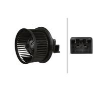 HELLA 8EW 366 400-581 Interior Blower, 12V, 198W, + air conditioning, Ø: 149mm
