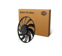 HELLA 8EW 366 420-091 Fan, engine cooling - 12V - 250W - Electric - Ø: 383mm - without radiator fan shroud/without resistor