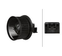 Interior Blower Clockwise Rotation 12V 2 Pins Fits LHD ONLY Ford Fiesta HELLA