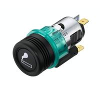 Hella 8EZ 008 021-001 Cigarette Lighter, 12V, Blade Terminal, Universal, Green