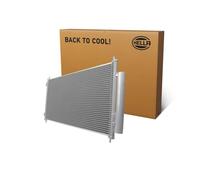 HELLA 8FC 366 221-521 Condenser, air conditioning - Parallel cooling pipes