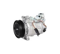 Hella 8FK 366 202-391 Compressor, Air Conditioning - 6SES14C - 12V - R 134a/R 1234yf - PAG 46 YF - 120 ml - with Magnetic Coupling/with Sealing Ring/with PAG Compressor Oil