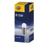 HELLA 8GA 002 071-131 Bulb - R10W - Standard - 12V - 10W - Socket Type: BA15s - Box - Quantity: 10