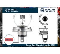10x Light bulb R2 (Bilux) 8GD 002 088-071 HELLA for FIAT 500