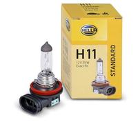 HELLA Headlight Bulb, cornering light for 711 H11 RU711 55W 2PIN 8GH 008 358-121