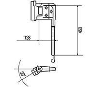HELLA 8HG 503 009-082 Holder, exterior mirror - Electric - Width: 128mm - Height: 450mm - 6-pin connector - right