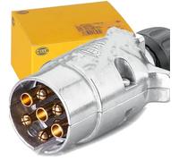 HELLA 8JA 001 918-002 Plug - 7-pin connector - Plug: Screw Contact