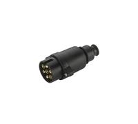 HELLA 8JA 001 930-001 Plug - 7-pin connector - Plug: Screw Contact - Black