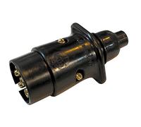 HELLA 8JA 001 930-003 Plug - 12V - 7-pin connector - Plug: Screw Contact - Black