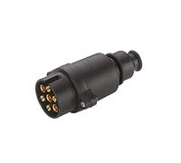 HELLA 8JA 001 930-041 Plug - 12V - 7-pin connector - Plug: Blade Terminal - Black