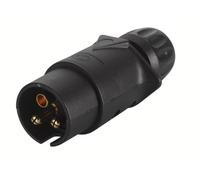 HELLA 8JA 002 263-031 Plug - 24V - 3-pin connector - Plug: Screw Contact - Black