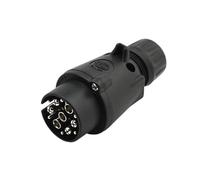 HELLA 8JA 005 951-061 Plug - 12V - 7/6-pin connector - Plug: Screw Contact - Synthetic Material Housing