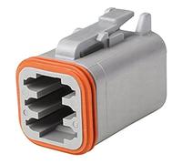 HELLA 8JA 201 022-831 Plug Housing - 6-pin connector - Kit