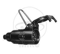 HELLA 8JB 001 939-001 Socket - 12V - 7-pin connector - Plug: Screw Contact - Black