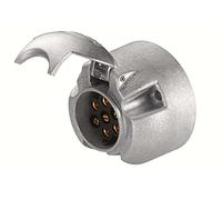 HELLA 8JB 001 941-041 Socket - 7-pin connector - Plug: Blade Terminal - Metal Housing - DIN / ISO: 1724