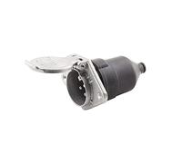 HELLA 8JB 003 833-001 Socket - 24V - 7-pin connector - Plug: Screw Contact - Metal - DIN / ISO: 1185