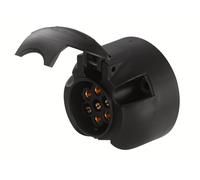 HELLA 8JB 006 462-001 Socket - 24V - 7-pin connector - Plug: Blade Terminal - Black