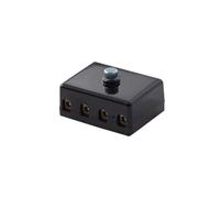 HELLA 8JD 002 294-201 Fuse Box - 4-pin connector - 8A - Black
