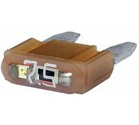 HELLA 8JS 728 596-202 Fuse - Mini-Flat Fuse - with LED - 7.5A - 12V - Brown - Quantity: 10