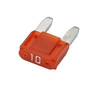 HELLA 8JS 728 596-212 Fuse - Mini-Flat Fuse - with LED - 10A - 12V - Red - Quantity: 10