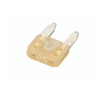 HELLA 8JS 728 596-871 Fuse - Mini-Flat Fuse - 25A - White - Quantity: 5