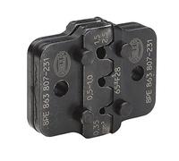 HELLA 8PE 863 807-231 Crimping Pliers Insert - Metal - Black - Ø of: 0.35mm - Ø up to: 2.5mm - JPT/TAB2,8/MCP2,8/Profi, Typ I insert