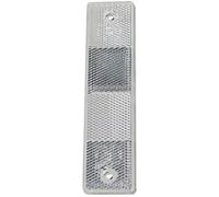 HELLA 8RA 002 023-011 Reflex Reflector - Lens Colour: White - angular - mounting/Bolted - Front