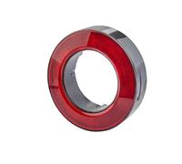 HELLA 8RA 009 362-001 Reflex Reflector - Lens Colour: Red - Ring Form - Bolted - for horizontal fastening - Left Front/Right Front/Left Rear/Right Rear - Quantity: 1