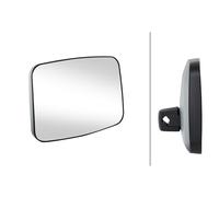 HELLA 8SB 501 550-001 Exterior Mirror - Adjustable - Synthetic Material Housing - Black - Width: 219mm - Height: 298mm - Left and right