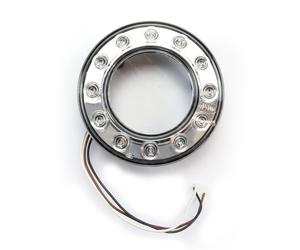 HELLA 98mm 24V LED Rear Stop & TAIL Ring - 3 Wires for Coach and Buses