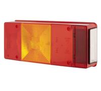 HELLA 9EL 147 096-001 Lens, combination rearlight - Lens Colour: Red - left/right