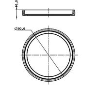 HELLA 9GD 980 696-001 Gasket / Seal